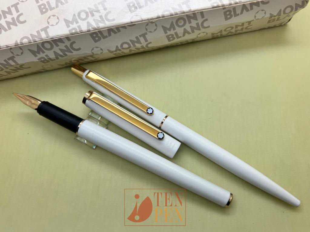 MONTBLANC SLIM LINE SET MATTE WHITE - NOS | Tenpen - By Letizia